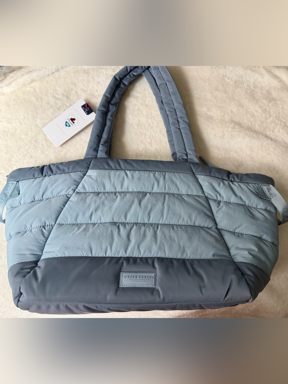 Pajar Tote Bag in Light Blue/medium blue.
NWT